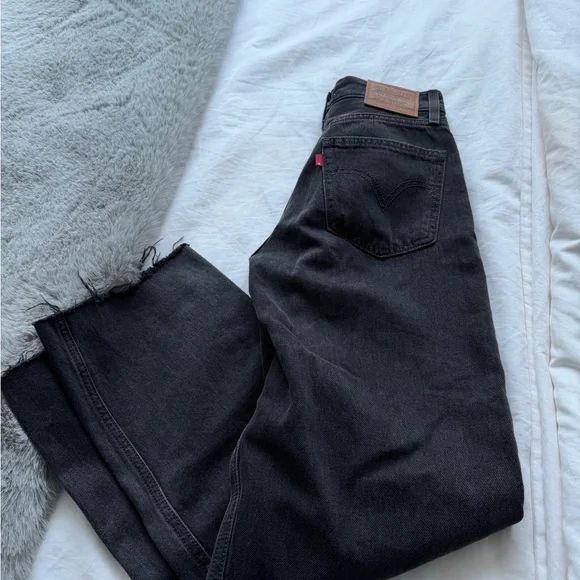 Levi’s Black Dad Jeans Size 25 - Picture 4 of 5